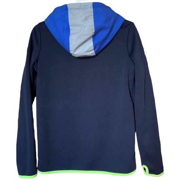 Boden Boys Active Zip Up Blue Hoodie Size Size 13-14 Y - Picture 2 of 6